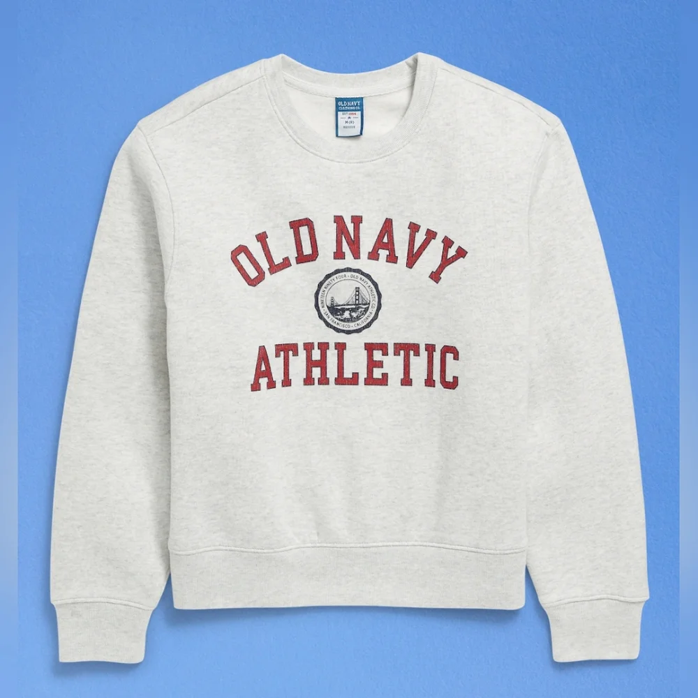 NWT Sz M Old Navy '94 Gender-Neutral Logo-Graphic Sweatshirt 1994 Reissue
